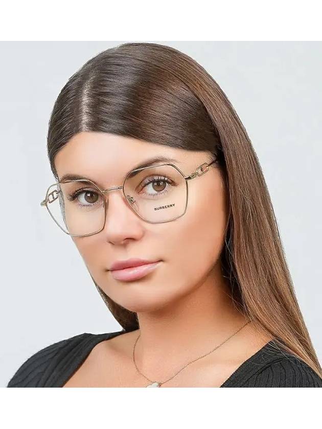 Eyewear Charley Gold Framed Eyeglasses Light Gold - BURBERRY - BALAAN 5