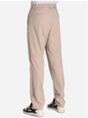 Hidden Drawcord Tapered Regular Fit Straight Pants Beige - HUGO BOSS - BALAAN 3