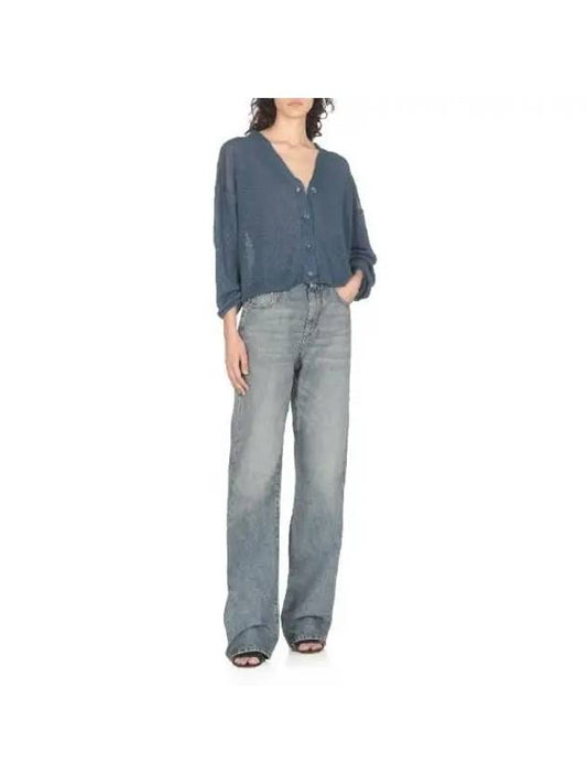 WEEKEND Max Mara DANIELA V neck linen cardigan 2415341022 DANIELA017 - MAX MARA - BALAAN 2