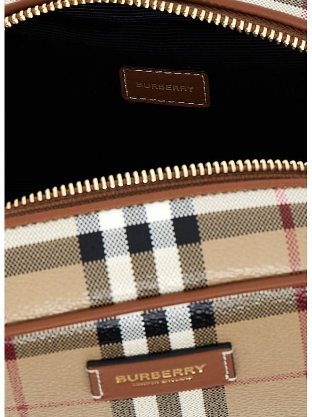 Check Travel Small Pouch Bag Beige - BURBERRY - BALAAN 5