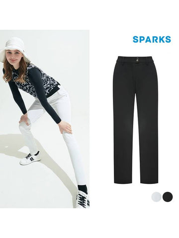 slim fit straight spandex pants SL1LPA001 - SPARKS - BALAAN 1