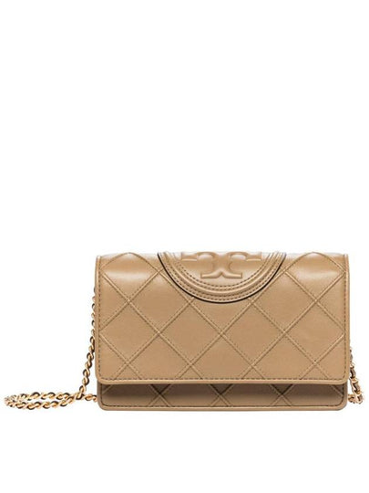 Fleming Soft Chain Cross Bag Beige - TORY BURCH - BALAAN 2