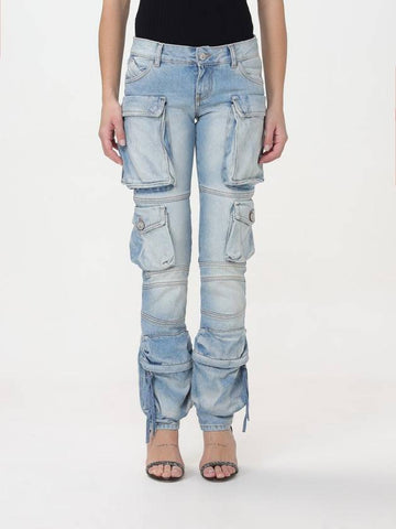 Jeans cargo The Attico in denim - THE ATTICO - BALAAN 1