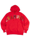 Reverse Weave PO Old English Lettering Men s Hoodie Red GF68 Y07986 2WC - CHAMPION - BALAAN 4