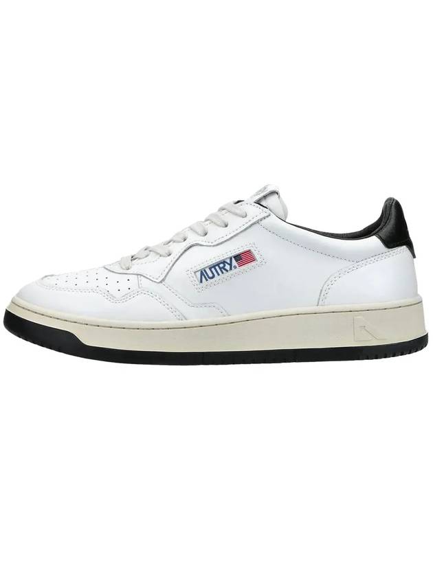 Medalist Leather Low Top Sneakers White - AUTRY - BALAAN 3