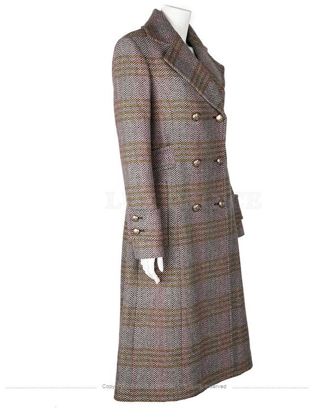 Gold Button Back Point Coat Brown 11106hva - VIVIENNE WESTWOOD - BALAAN 5