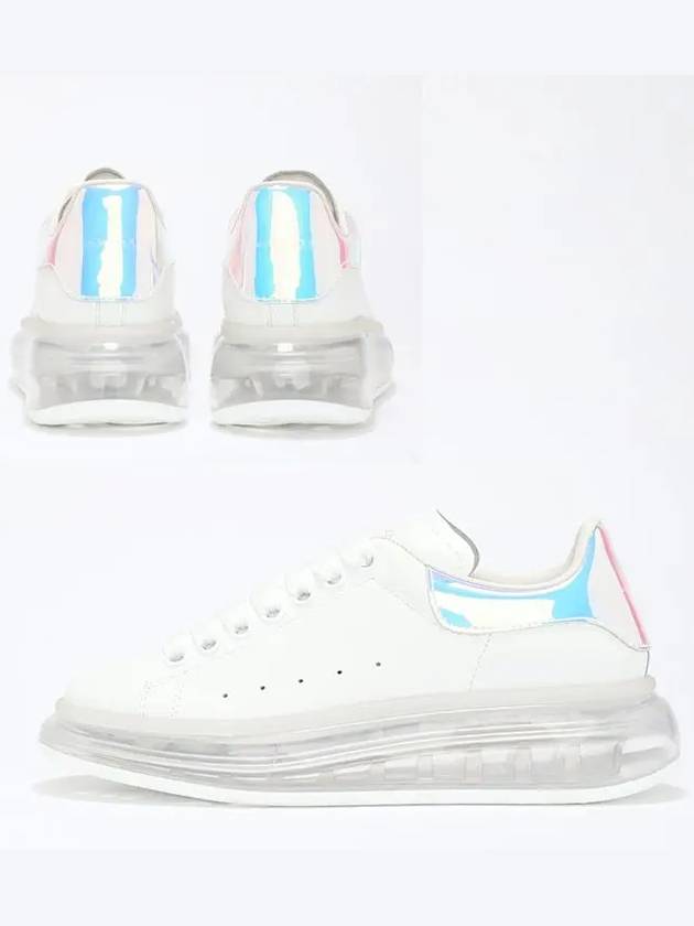 WoMen's Air Multi-Tab Oversole Low Top Sneakers White - ALEXANDER MCQUEEN - BALAAN 4