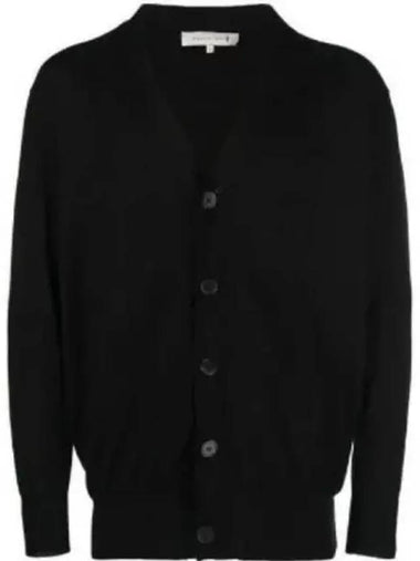 COTTON CARDIGAN KNP0041 KN0175 black 1054927 - MACKINTOSH - BALAAN 1