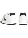 G4 Logo Calfskin Low-Top Sneakers Black White - GIVENCHY - BALAAN 7