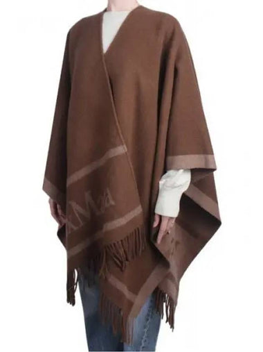 Women s Hilde Wool Cape Brown 005 271779 1119299 - MAX MARA - BALAAN 1