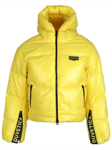 BELLATRIX Hooded Padded Jacket Yellow VDDJ25136K0001 YEL - DUVETICA - BALAAN 1