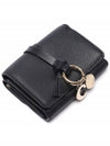 Alphabet Small Half Wallet Black - CHLOE - BALAAN 6