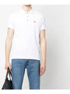 Logo Patch Polo Shirt White - MONCLER - BALAAN 2