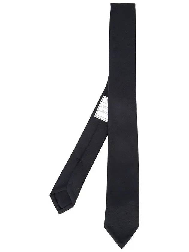 Super 120S Twill Tie Navy - THOM BROWNE - BALAAN 3