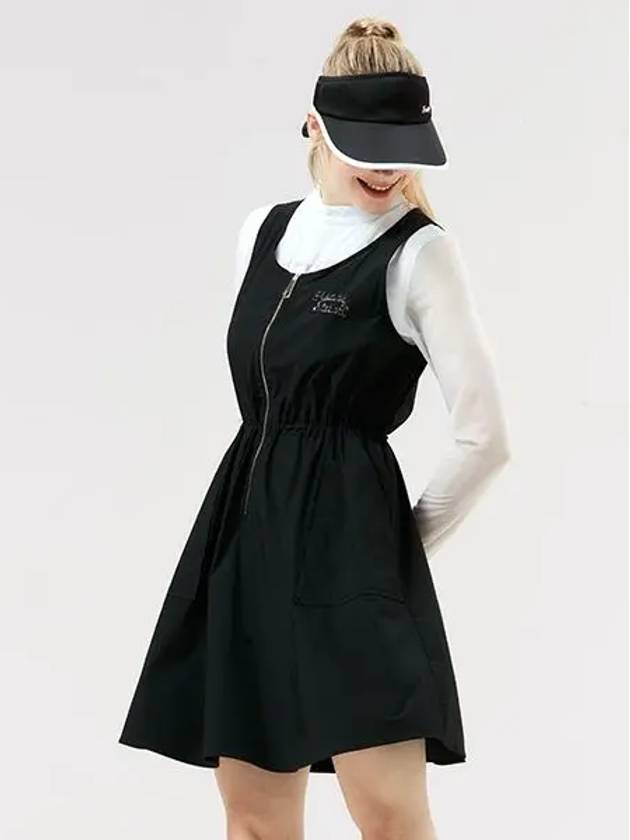 Golf Sleeveless Dress Black - HENRY STUART - BALAAN 1