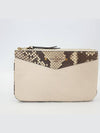 Women s Python Double Zip Pochette - LOUIS VUITTON - BALAAN 6