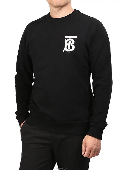 Men's Monogram Motif Sweatshirt Black - BURBERRY - BALAAN 2