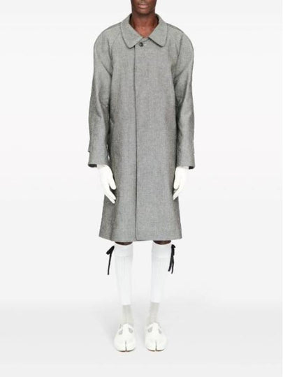 Men's Fluid Trench Coat White - MAISON MARGIELA - BALAAN 2