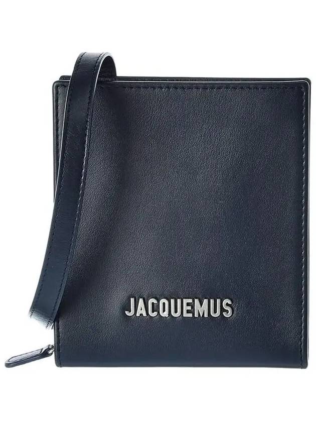 Le Gadjo Strap Card Wallet Navy - JACQUEMUS - BALAAN 3