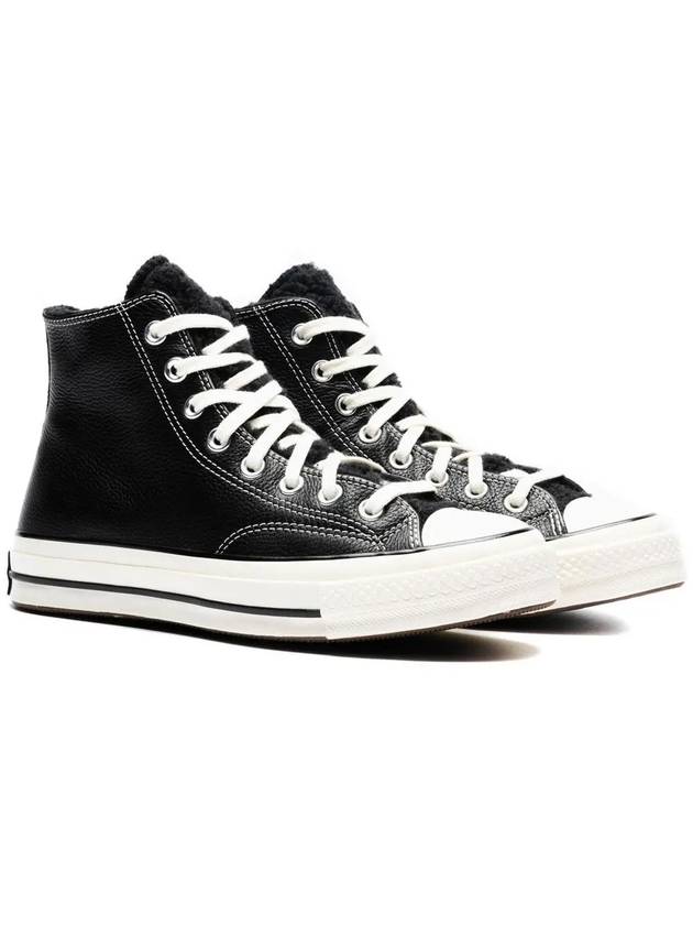 Chuck Taylor 70 Cozy Utility High Top Sneakers Black - CONVERSE - BALAAN 3