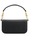 V Logo Buckle Calfskin Small Shoulder Bag Black - VALENTINO - BALAAN 4