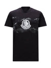 Logo Motif Short Sleeve T-Shirt Black - MONCLER - BALAAN 1