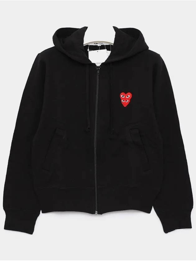 Double Eye Hoodie Zip-Up Black P1 T2931 - COMME DES GARCONS - BALAAN 4