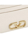 V Logo Signature Card Wallet Ivory - VALENTINO - BALAAN 5