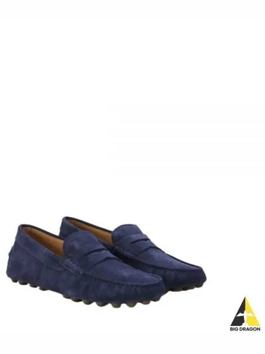 Gommino Bubble Suede Driving Shoes Navy - TOD'S - BALAAN 2