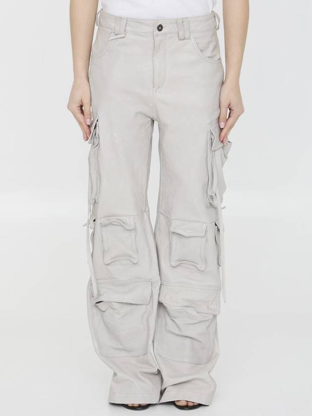 Leather Cargo Pants - SALVATORE SANTORO - BALAAN 1