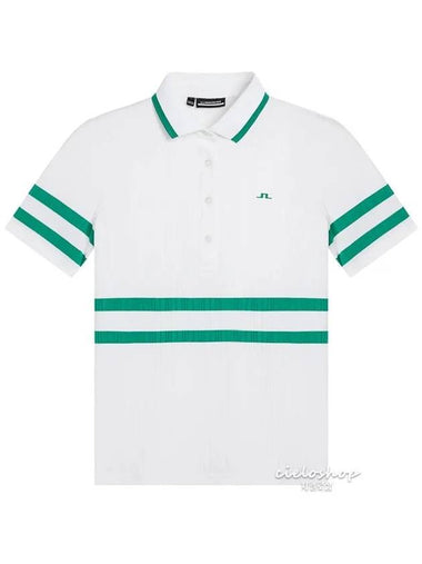 Moira Golf Polo Short Sleeve T-Shirt White GWJT07578 - J.LINDEBERG - BALAAN 1