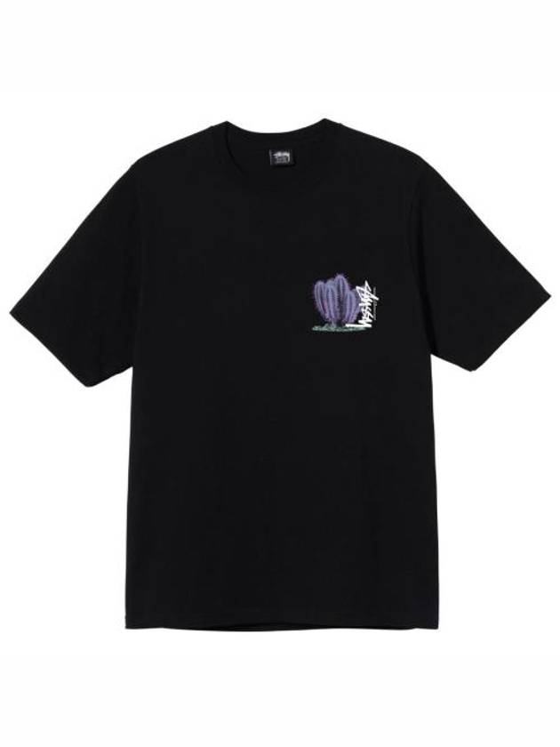 Desert Bloom Short Sleeve T-Shirt Black - STUSSY - BALAAN 3