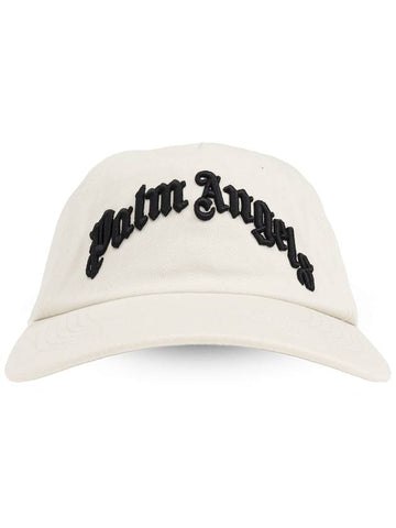 Palm Angels Cap, Women's, Cream - PALM ANGELS - BALAAN 1