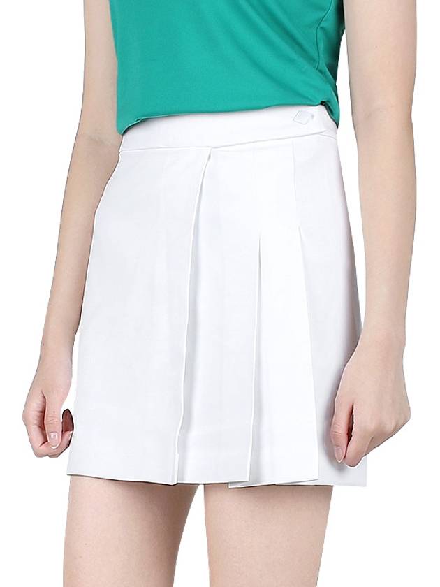 Women's Cataleya Pleated Skirt White - J.LINDEBERG - BALAAN 5