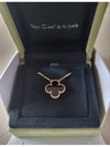 Vintage Alhambra Pendant Necklace Gold Black - VANCLEEFARPELS - BALAAN 3