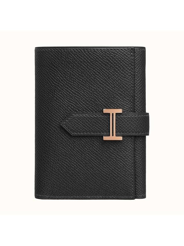 Bearn Combine Half Wallet Black - HERMES - BALAAN 1