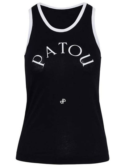 Logo Print Sleeveless Black - PATOU - BALAAN 2