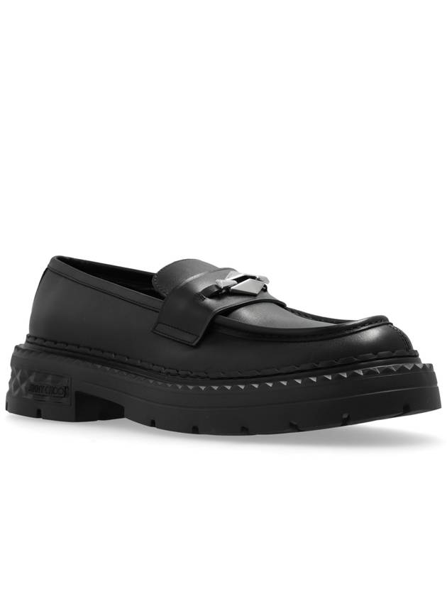 Jimmy Choo ‘Marlow Diamond’ Loafers, Men's, Black - JIMMY CHOO - BALAAN 4