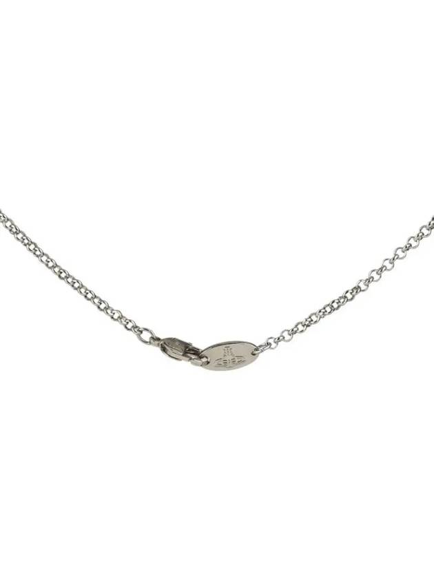 Mini Bas Relief Pendant Necklace Silver - VIVIENNE WESTWOOD - BALAAN 4