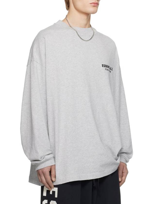 Jersey Long Sleeve T-Shirt Light Heather Grey - FEAR OF GOD ESSENTIALS - BALAAN 5