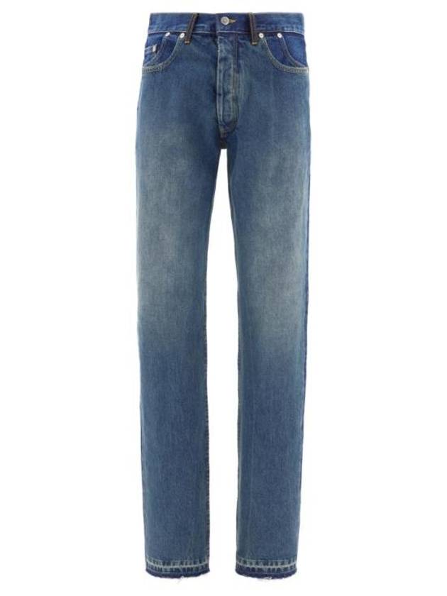 Back Stitch 7 Pocket Cotton Straight Jeans Blue - MAISON MARGIELA - BALAAN 2