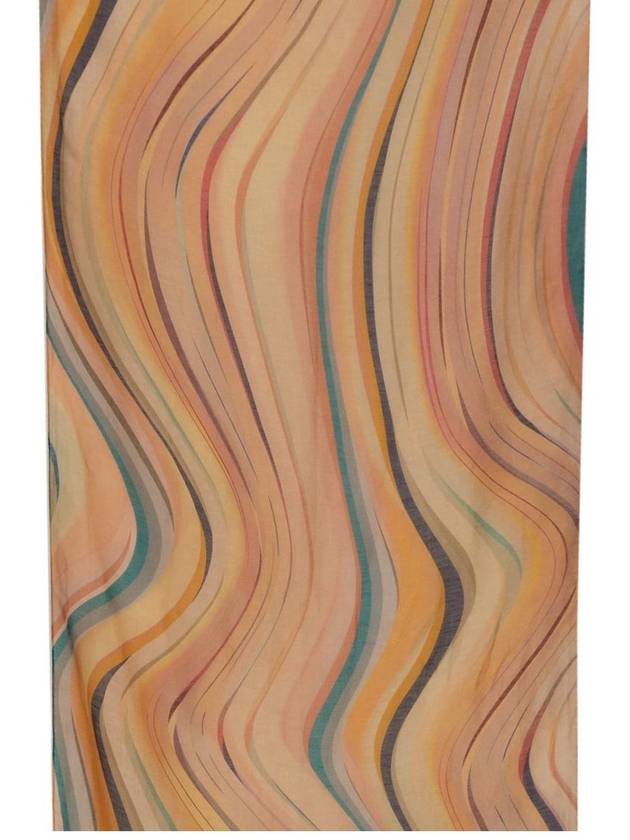 Paul Smith "Swirl" Linen Scarf - PAUL SMITH - BALAAN 2