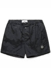 Swimming Nylon Trunk Shorts Black - STONE ISLAND - BALAAN 2