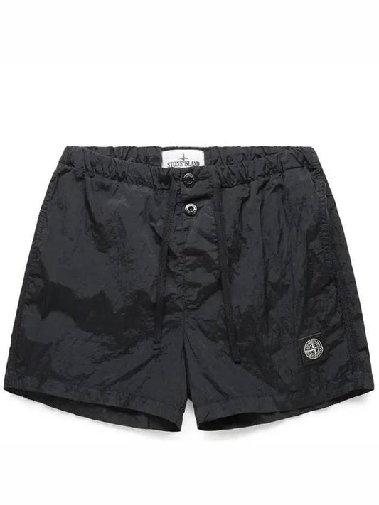 Swimming Nylon Trunk Shorts Black - STONE ISLAND - BALAAN 2