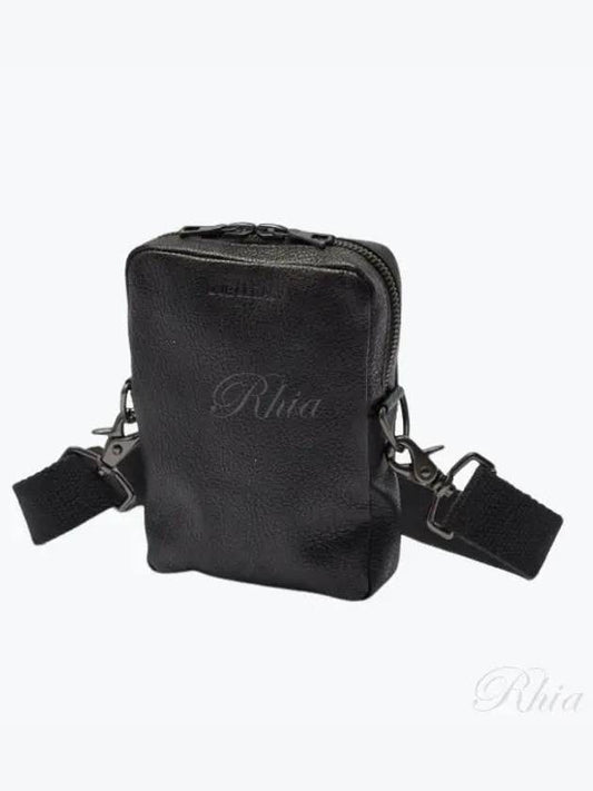 Delay Logo Leather Mini Bag Black - OUR LEGACY - BALAAN 2