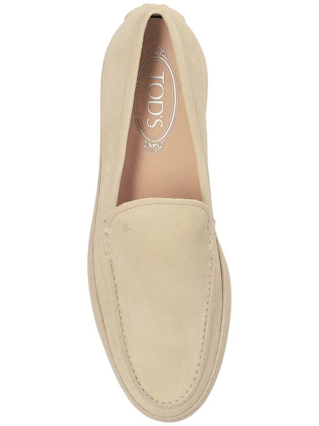 Tod’s Suede Shoes Type Loafers, Women's, Cream - TOD'S - BALAAN 6