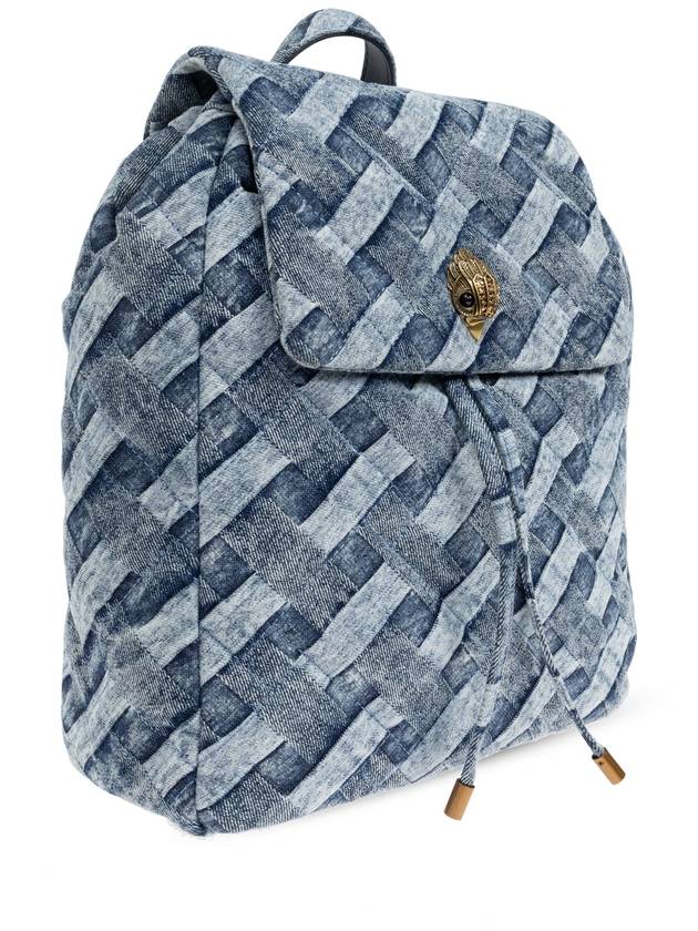 Kurt Geiger Denim Backpack Kensington, Women's, Blue - KURT GEIGER - BALAAN 4