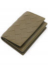 Intrecciato Folding Card Wallet Mud - BOTTEGA VENETA - BALAAN 6