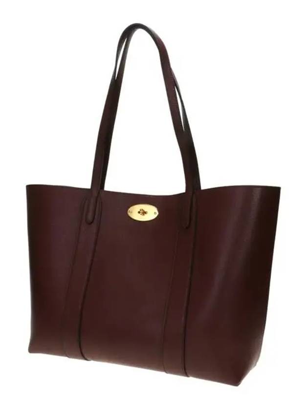 Bayswater Classic Grain Small Tote Bag Oxblood - MULBERRY - BALAAN 3