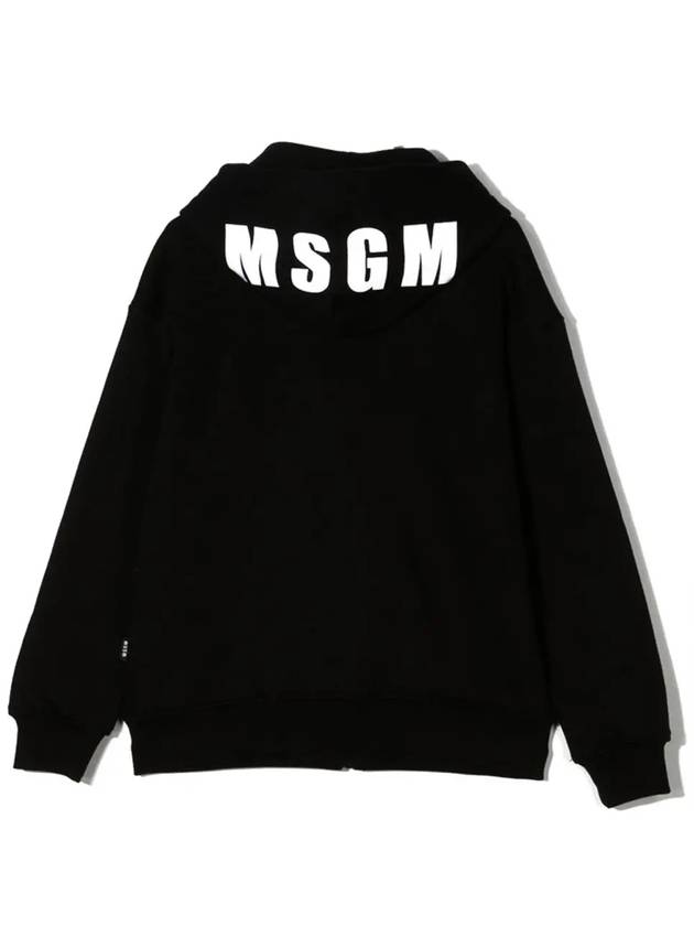 kids bag logo brushed hooded zip up MS029086 110 - MSGM - BALAAN 3